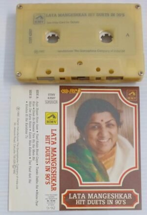 Lata Mangeshkar Hit Duets in 90's Hindi Songs Audio Cassette
