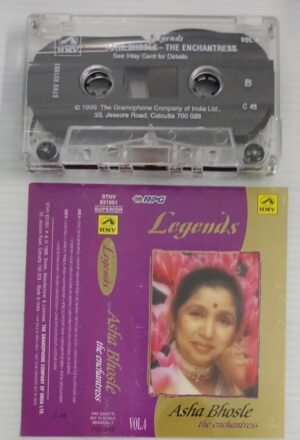 Legends Asha Bhosle Hindi Film songs Audio Cassette Vol 4
