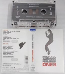 Michael Jackson Number ones English Songs Audio Cassette