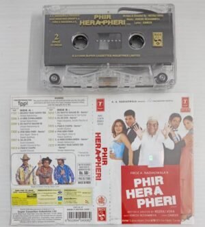 Phir Hera Pheri Hindi Film songs Audio Cassete
