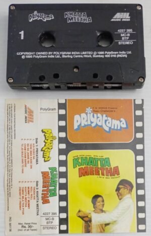 Priyatama- Khatta Meetha Hindi Film songs Audio Cassete