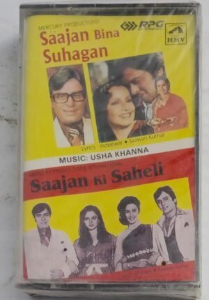 Saajan Bina Suhagan- Saajan Ki Saheli Hindi Film songs Audio Cassette (sealed pack)