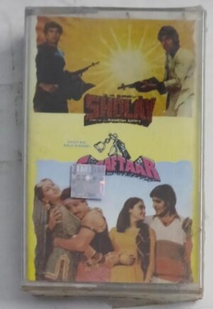 Sholay-Geraftaar Hindi Film songs Audio Cassette (sealed pack).jpg`