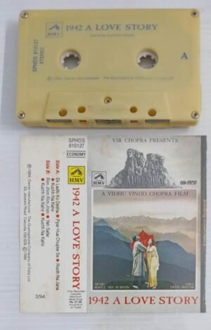 1942 A Love Story Hindi Film songs Audio Cassette