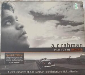 A R Rahman Pray for Me Brother Hindi Audio CD