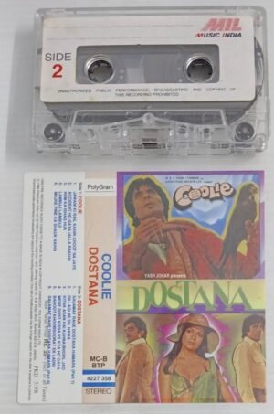 Coolie- Dostana Hindi Film songs Audio Cassette