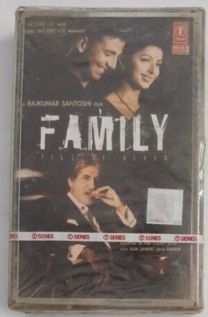 Family Hindi Film songs Audio Cassette (sealed pack)