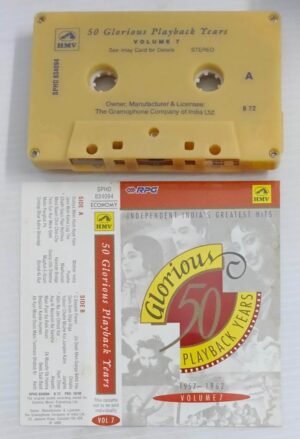 Glorious 50 Play back years Hindi Film songs Audio Cassette Vol 7