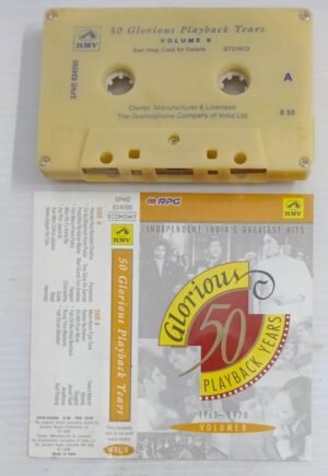 Glorious 50 Play back years Hindi Film songs Audio Cassette Vol 8.jpg1
