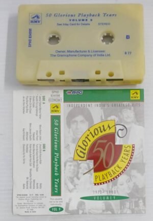 Glorious 50 Play back years Hindi Film songs Audio Cassette Vol 9