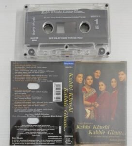 Kabhi Khushi Kabhie Gham Hindi Film songs Audio Cassette