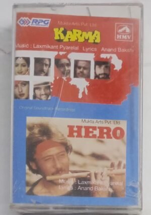 Karma- Hero Hindi Film songs Audio Cassette (sealed pack)