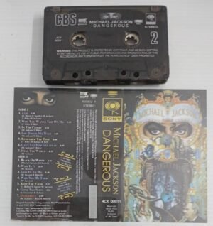 Michael Jackson Dangerous English Songs Audio cassette