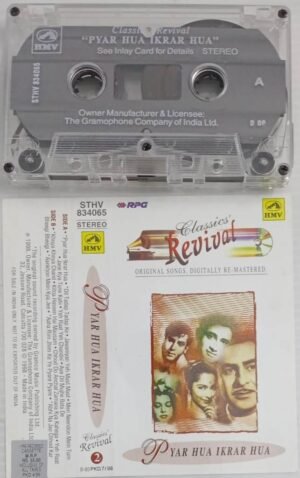 Pyar Hua Ikrar Hua Hindi Film songs Audio Cassette