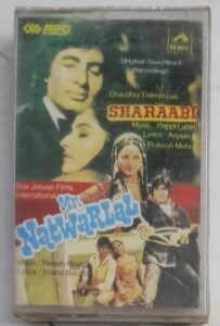 Sharaabi- Mr Natwarlal Hindi Film songs Audio Cassette (sealed pack)