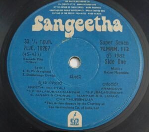 Tony Kannada Film songs EP Vinyl Record by Rajan Nagendra 112.jpg1