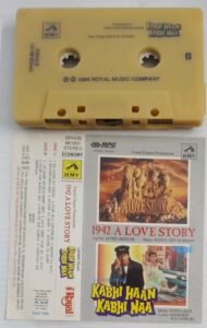 1942 A Love Story - Kabhi Haan Kabhi Naa Hindi film songs Audio Cassette
