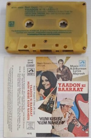 Yaadon Ki Baaraat- Hum Kisise Kum Naheen Hindi film songs Audio Cassette.jpg2